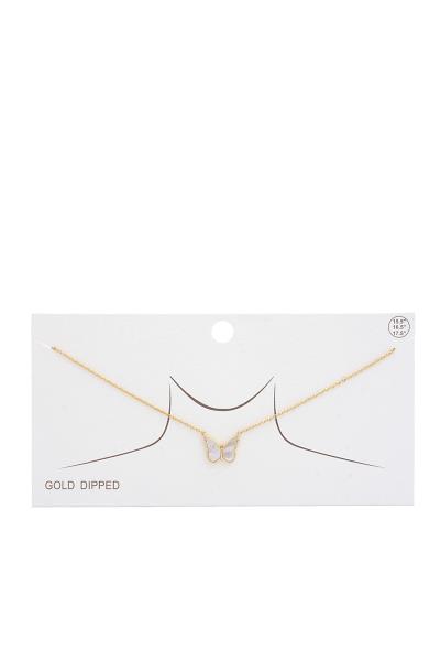 BUTTERFLY CHARM NECKLACE
