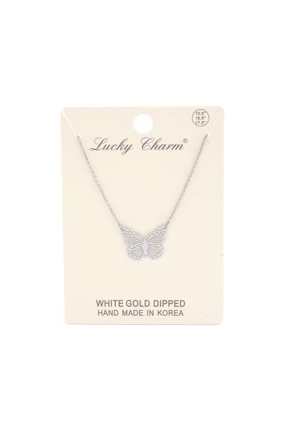 BUTTERFLY PENDANT NECKLACE
