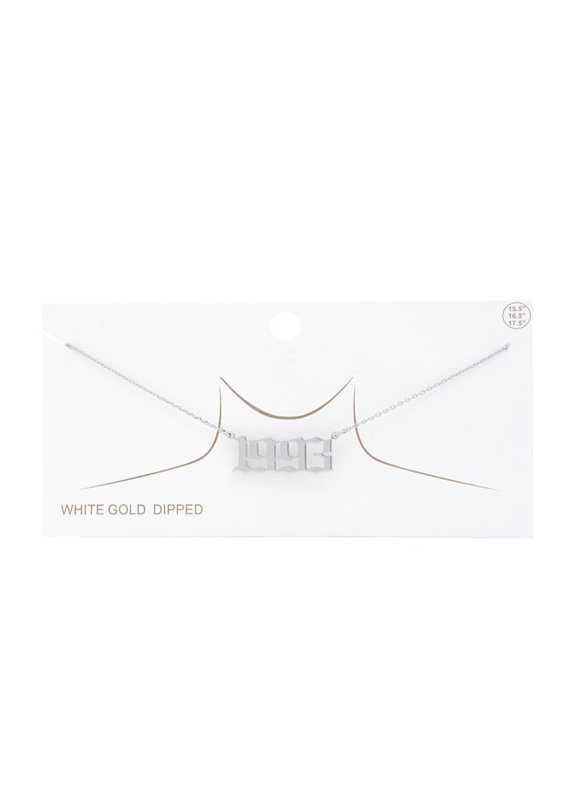 OLD ENGLISH 1993 PENDANT NECKLACE