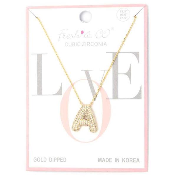 ALPHABET INITIAL DAINTY NECKLACE