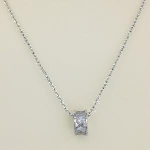 RHINESTONE CHARM NECKLACE