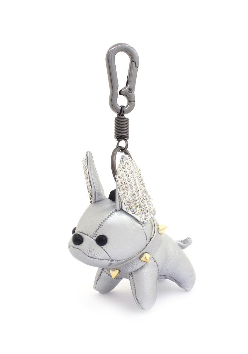 FRENCH BULLDOG RHINESTONE KEYCHAIN