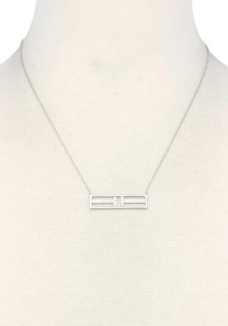 RECTANGULAR SHAPE PENDANT NECKLACE