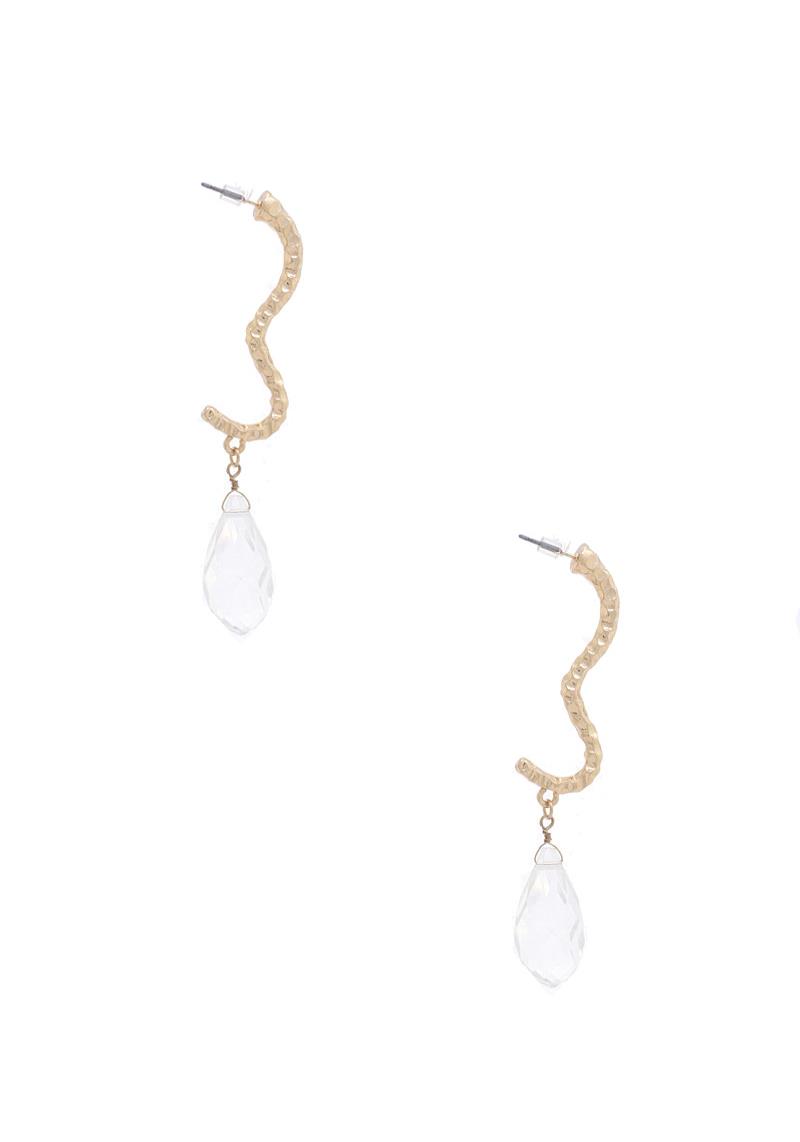 BEAD METAL EARRING