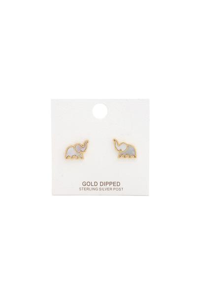 ELEPHANT STUD EARRING