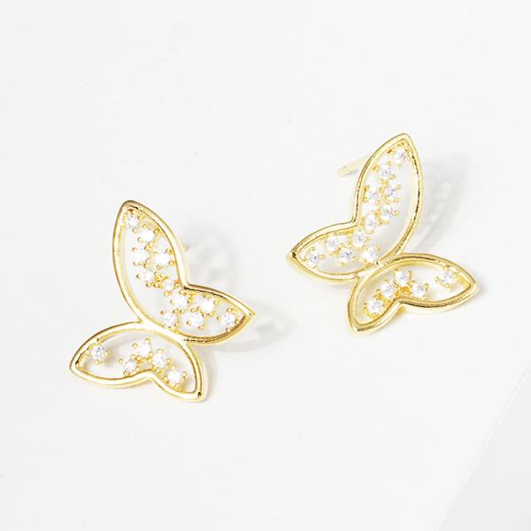 BUTTERFLY GOLD DIPPED EARRING