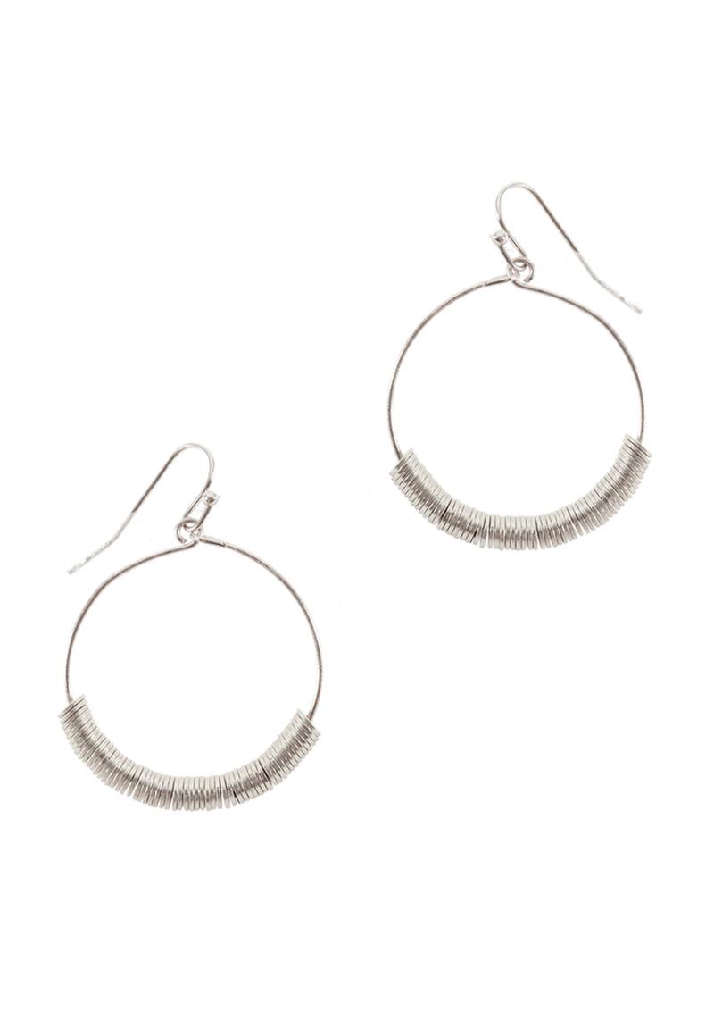 METAL ROUND HOOK EARRING