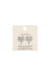 PALM TREE RHINESTONE EARRING