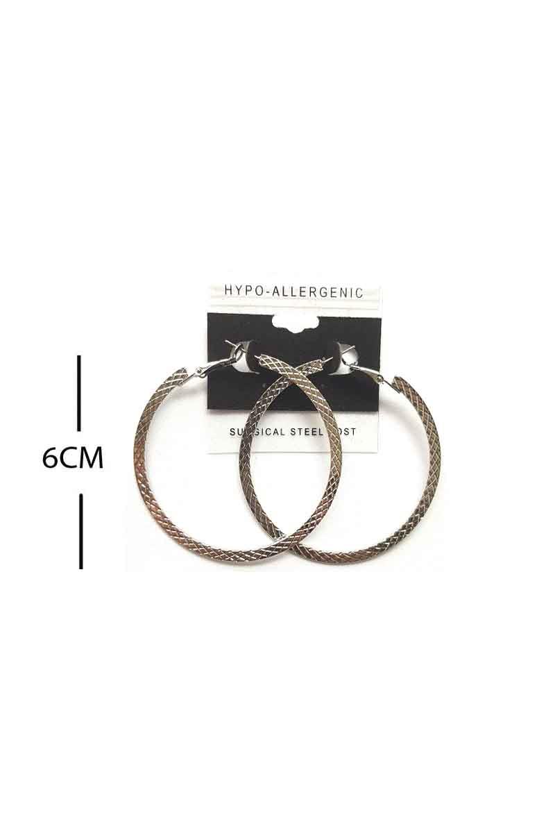 FASHION 60MM HOOP EARRING