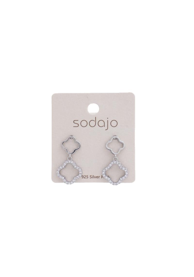 SODAJO DOUBLE MOROCCAN SHAPE EARRING