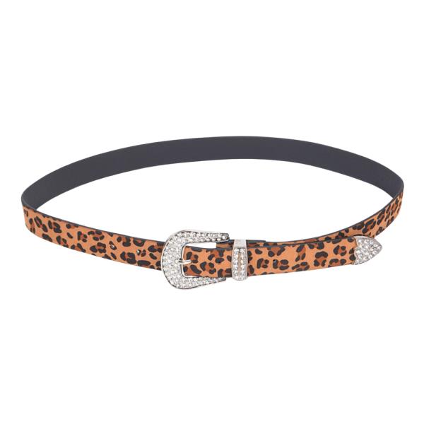 FAUX DAILY ANIMAL SKIN BELT