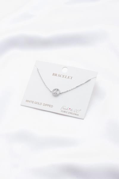 PEACE SIGN CHARM BRACELET