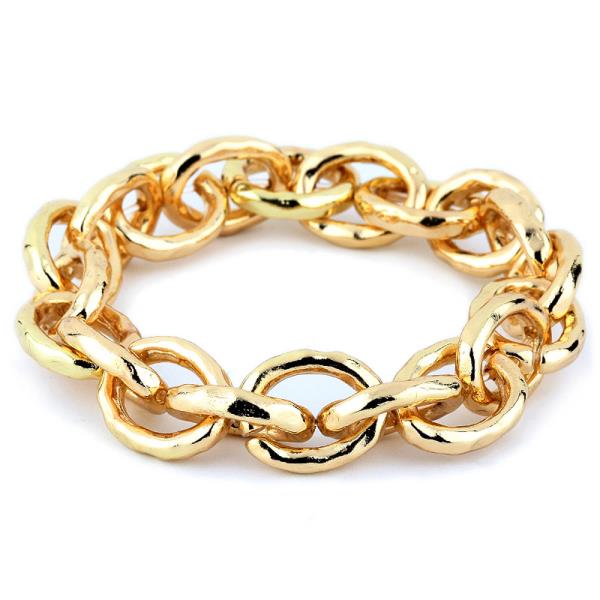 METAL LINK STERTCH BRACELET