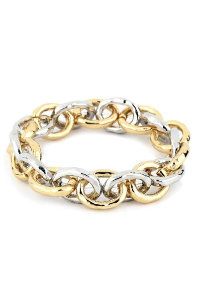 METAL LINK STERTCH BRACELET