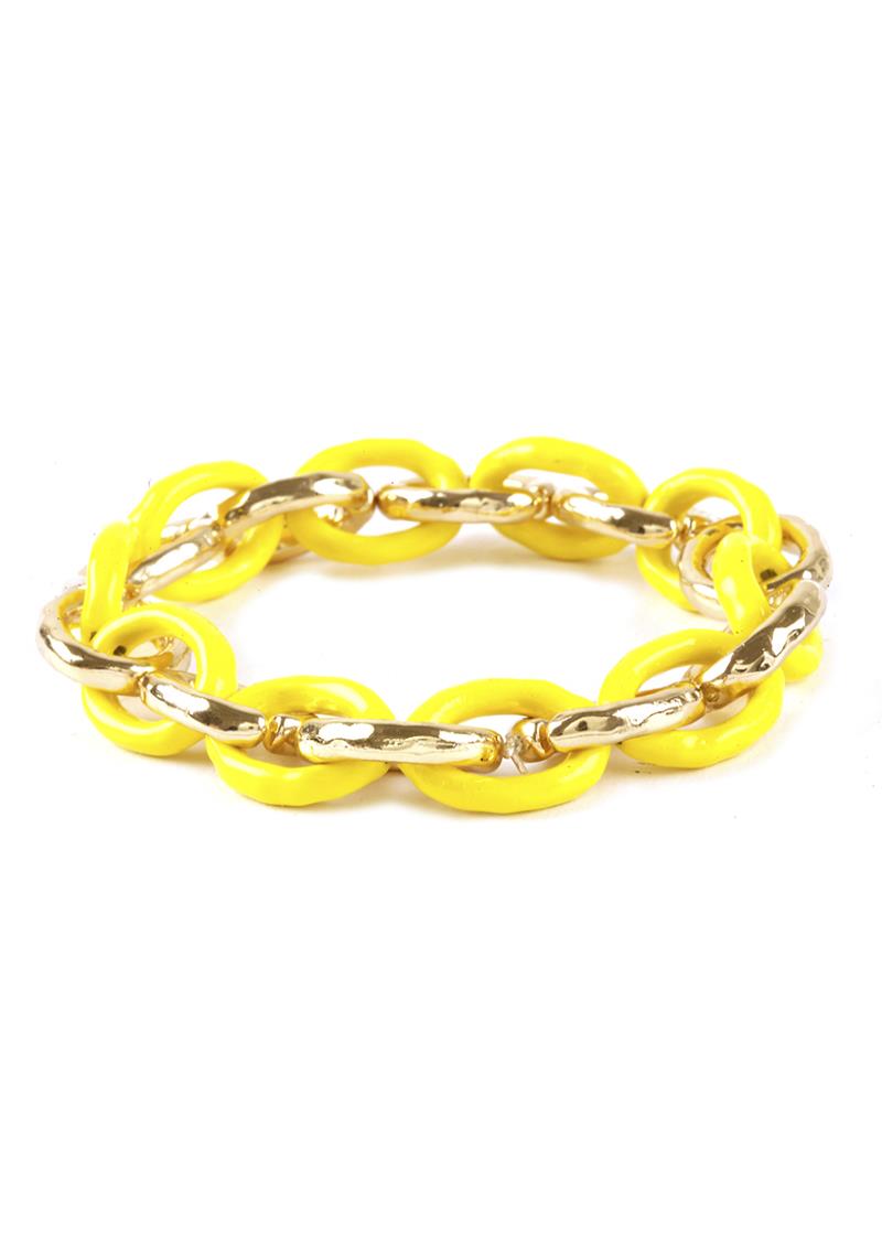 METAL LINK STERTCH BRACELET