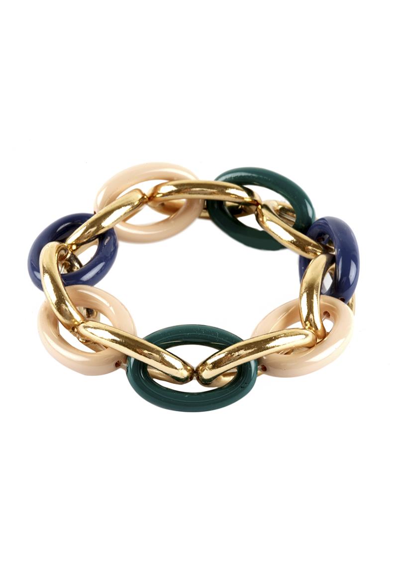 MULTI METAL LINK BRACELET