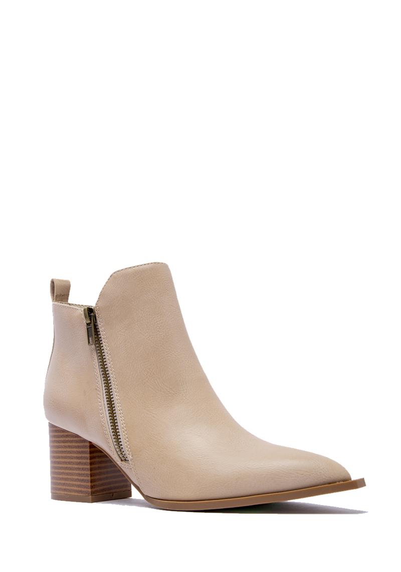 SIDE ZIPPER DETAIL BOOTIE 12 PAIRS