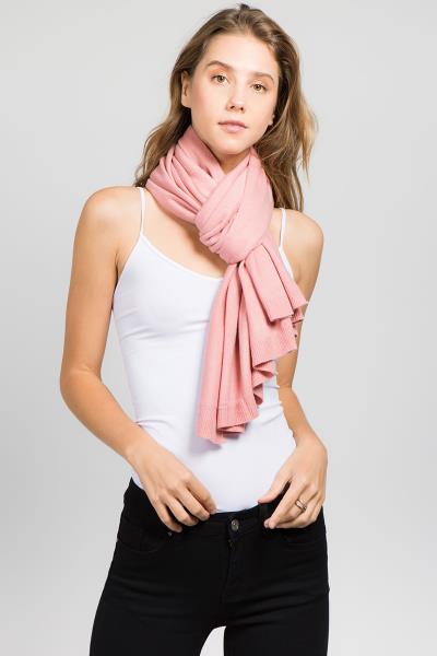 CHIC STYLISH CHENILLE SOLID COLOR PONCHO