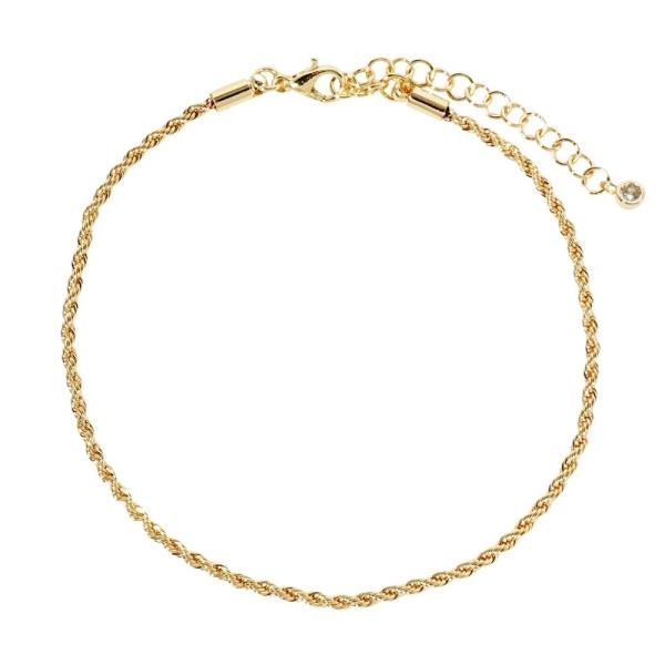 ROPE LINK METAL ANKLET