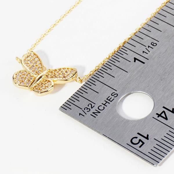 BUTTERFLY GOLD DIPPED ANKLET