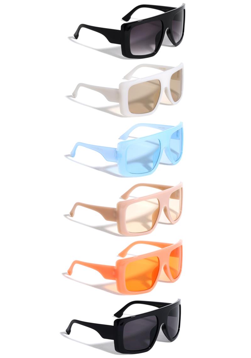 OVERSIZED SQUARE SUNGLASSES 1DZ