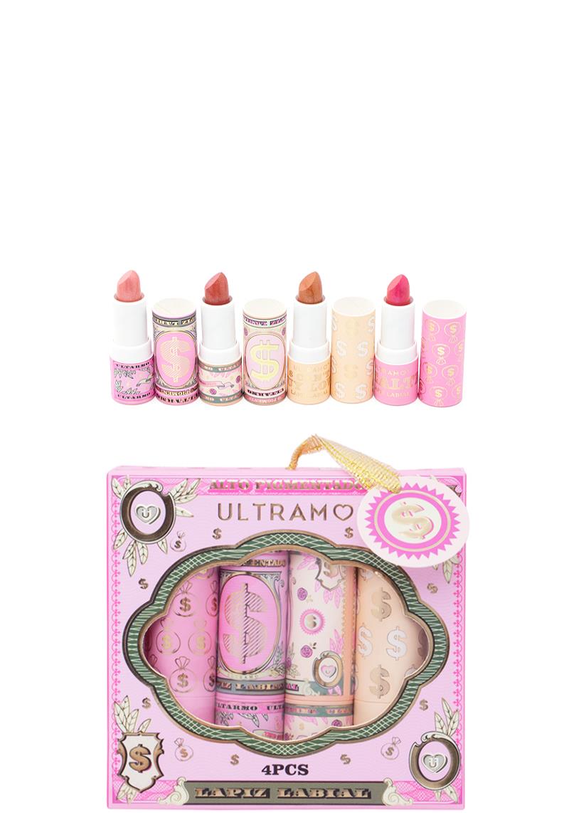 MONEY LOVE LIPSTICK 4 PC SET