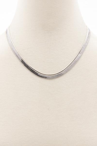 LAYERED HERRING BONE NECLALACE
