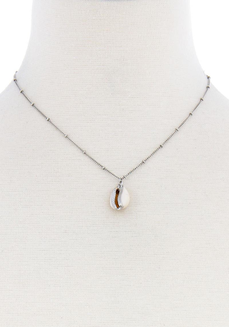 SEA LIFE SHELL PENDANT DAINTY NECKLACE