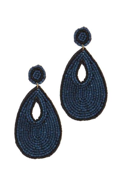 TEARDROP SHAPE DANGLE DROP EARRING