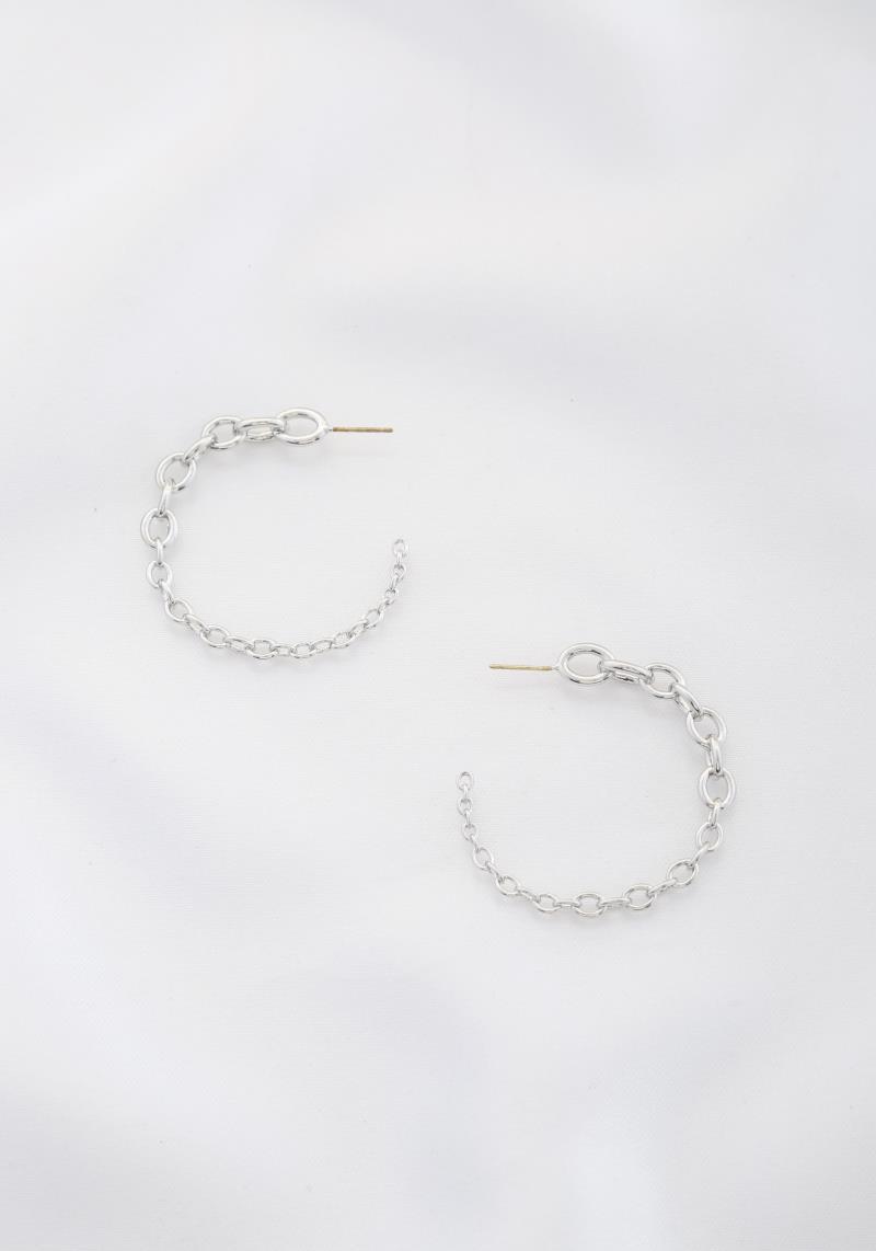 CIRCLE OPEN HOOP EARRING