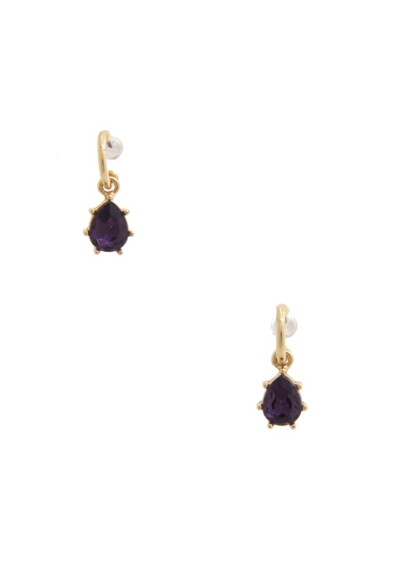 TEARDROP CRYSTAL DANGLE EARRING