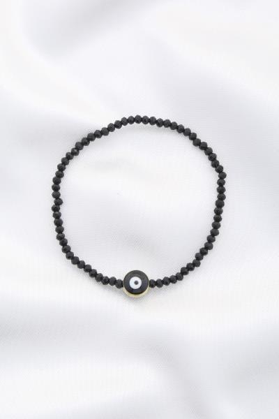 EVIL EYE SEED BEAD BRACELET