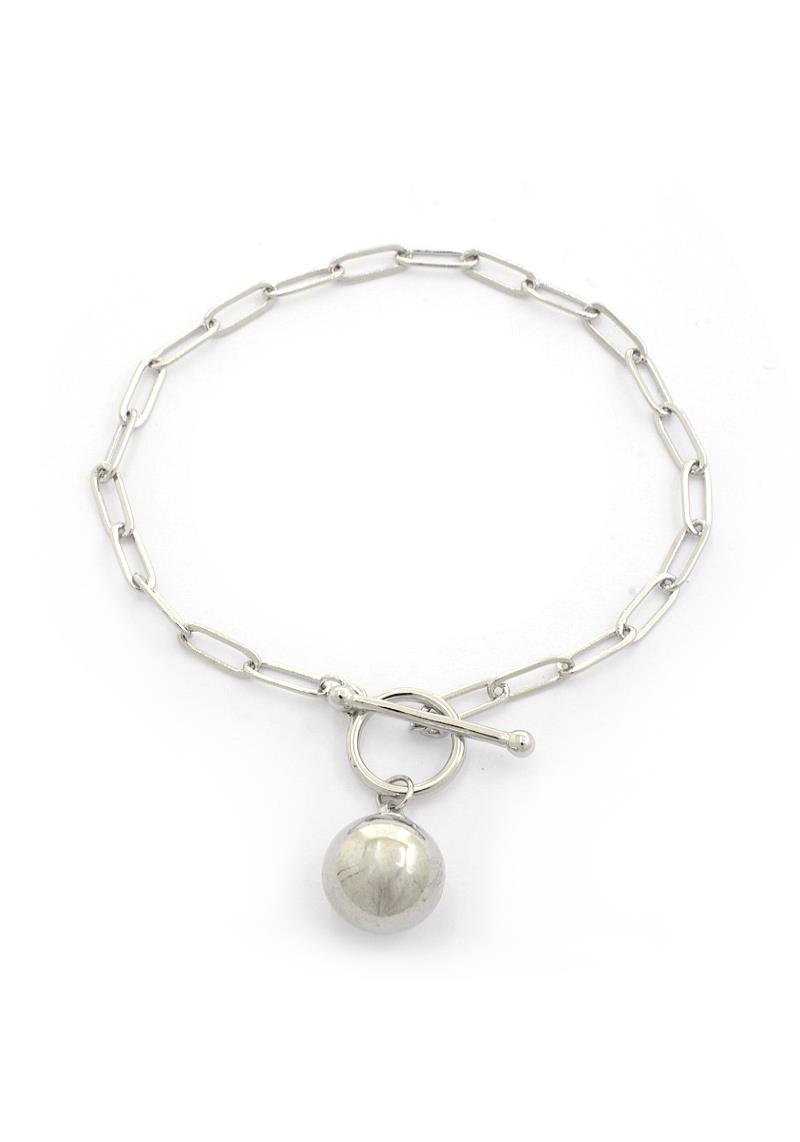 BALL TOGGLE CLASP BRACELET