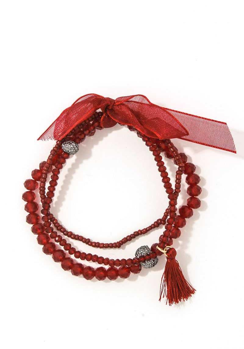 Crystal Bead Bracelet