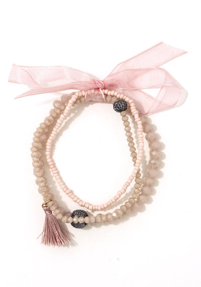 Crystal Bead Bracelet