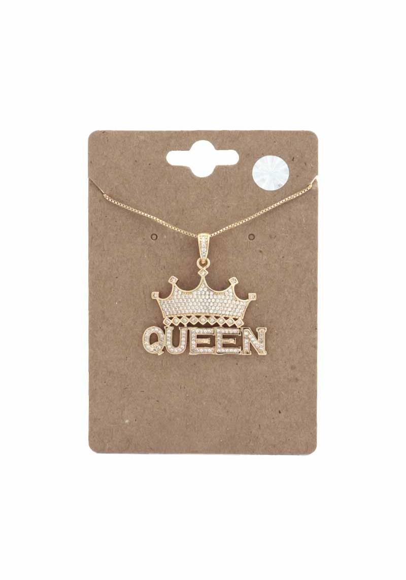 QUEEN PENDANT NECKLACE