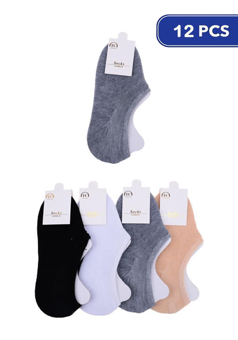 FASHION SOCKS LINER (12 UNITS)