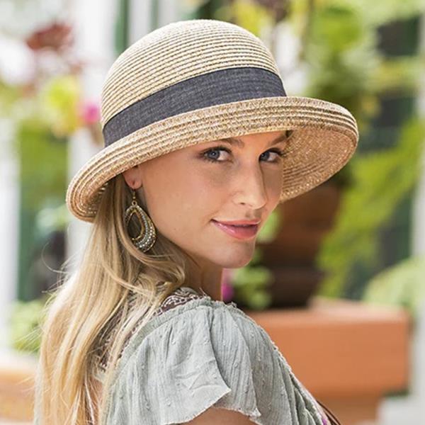 LADIES BUCKET HAT WITH BOW