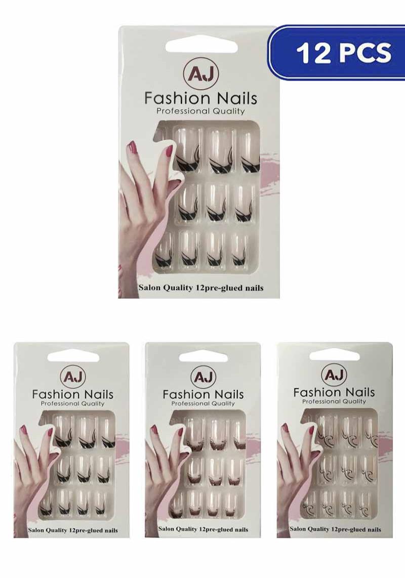 FASHION PROFESSIONAL QUALITY FAKE NAIL (12 UNITS)