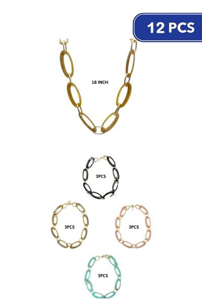 OVAL CHAIN CHOKER (12 UNITS)