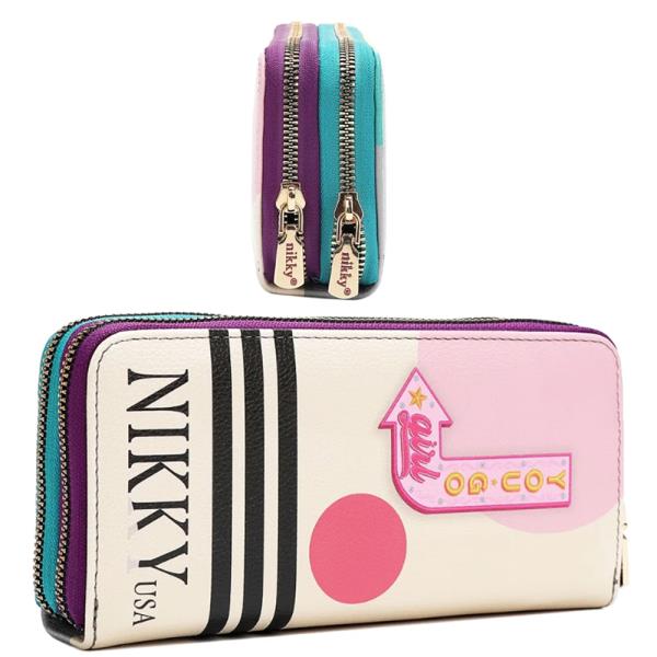 NIKKY BY NICOLE LEE DOUBLE ZIPPER WALLET V.2