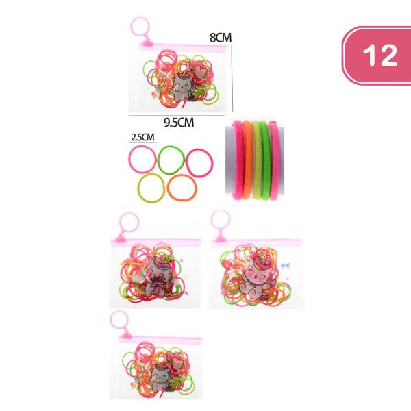 FASHION MULTI HAIR TIE SET (1`2 UNITS)