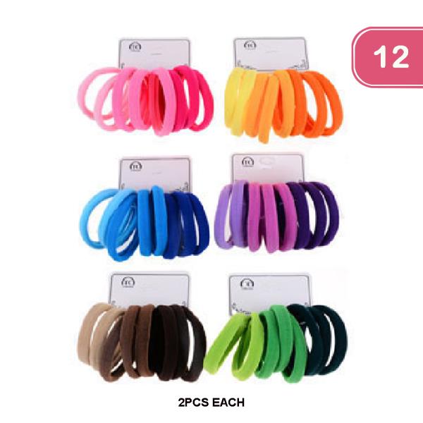 FASHION MULTI HAIR TIE (12 UNITS)