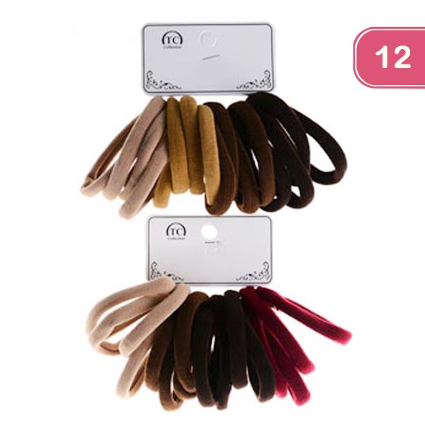 FASHION MULTI HAIR TIE 12PC