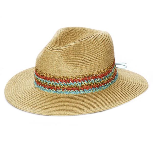 CROCHETED PANAMA FEDORA HAT