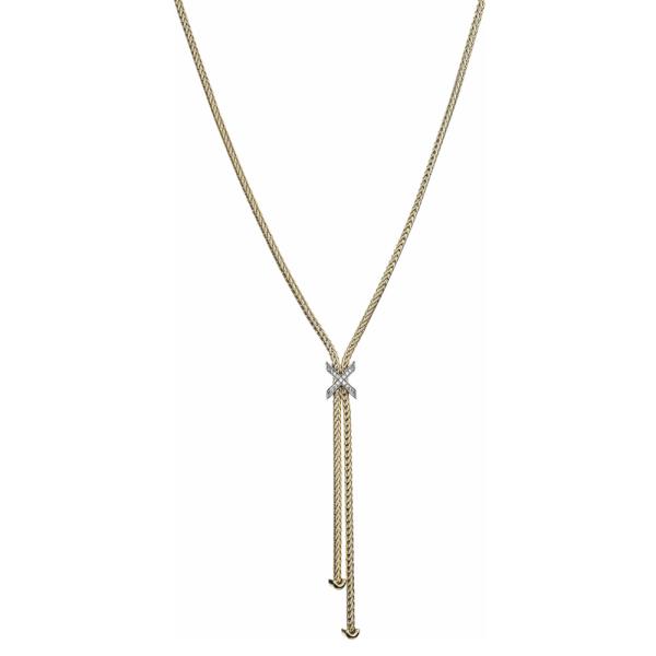GP CZ LARIAT NECKLACE
