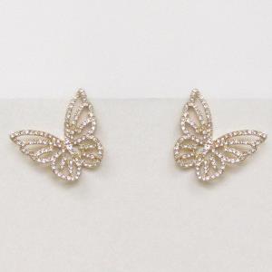 BUTTERFLY RHINESTONE EARRING