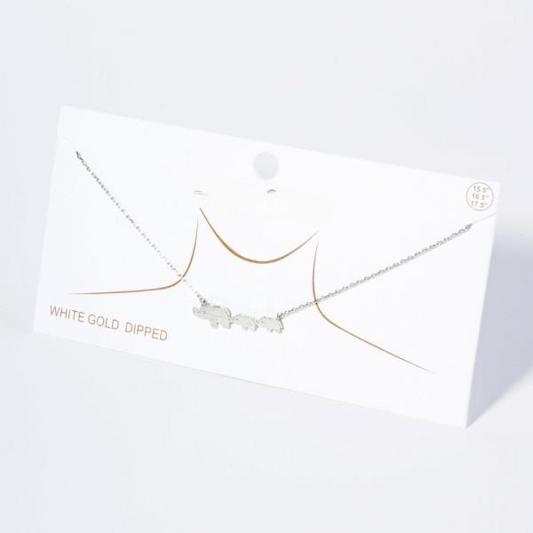 GOLD DIPPED PENDANT NECKLACE