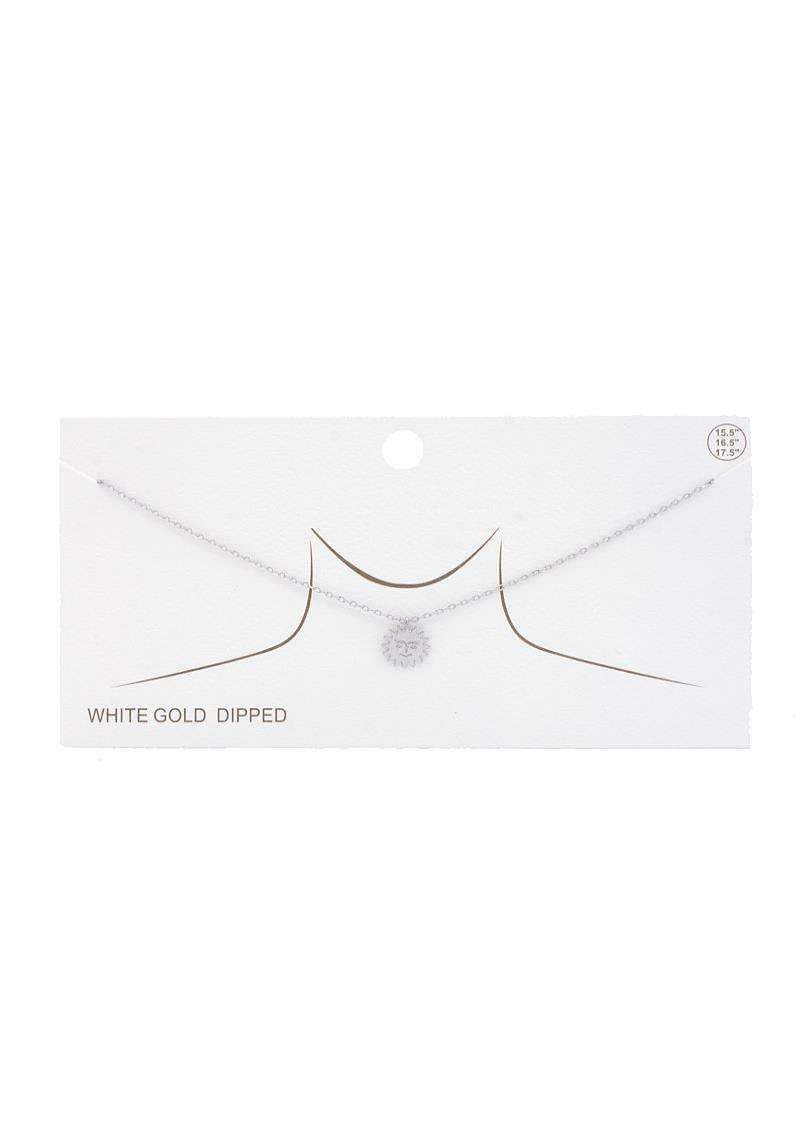 SUN CHARM GOLD DIPPED NECKLACE