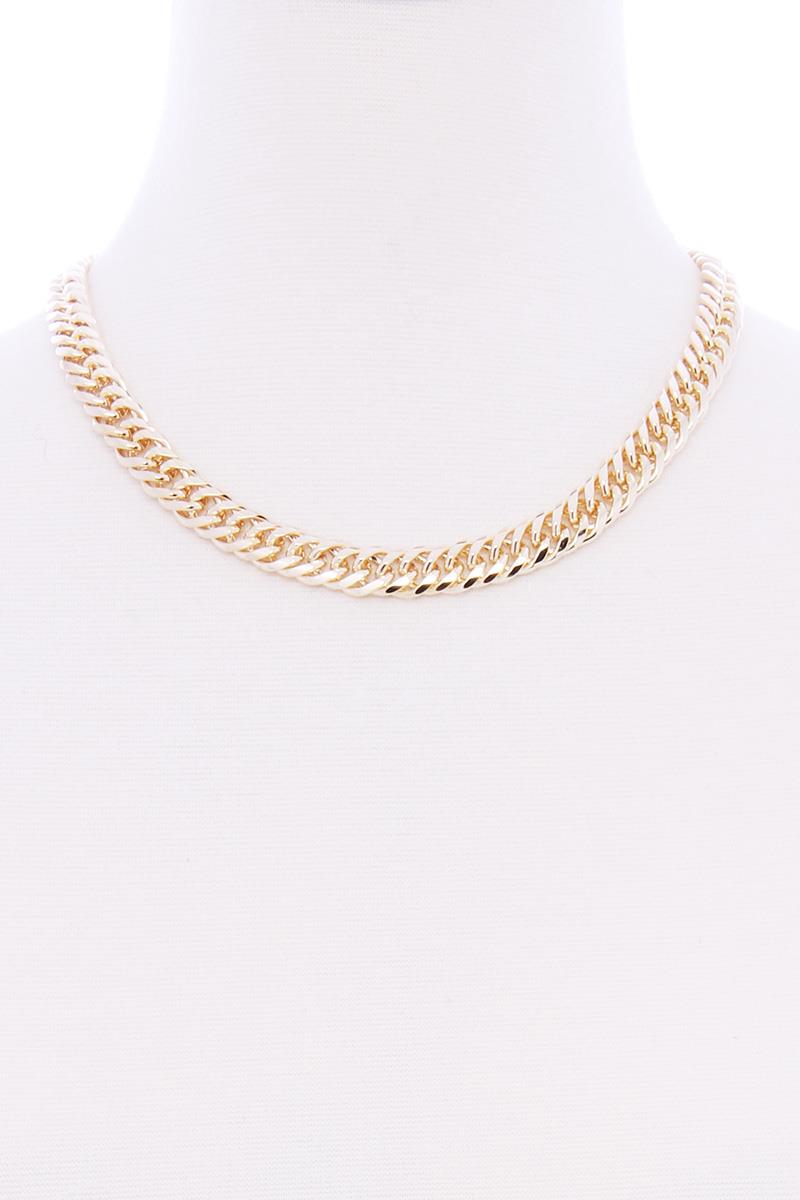 SODAJO BASIC LINK CHAIN METAL NECKLACE